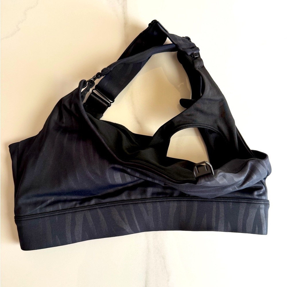 Sweat & Milk - Venice High Impact Nursing Sports Bra (Black Tiger) Small - Picture 2 of 6